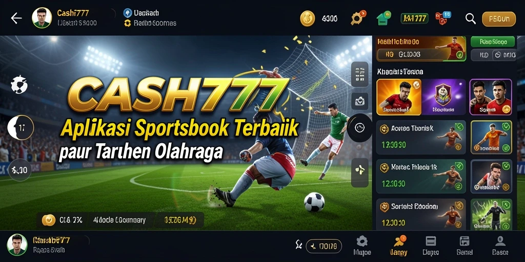 Tampilan gameplay aplikasi Sportsbook yang menarik dan interaktif.