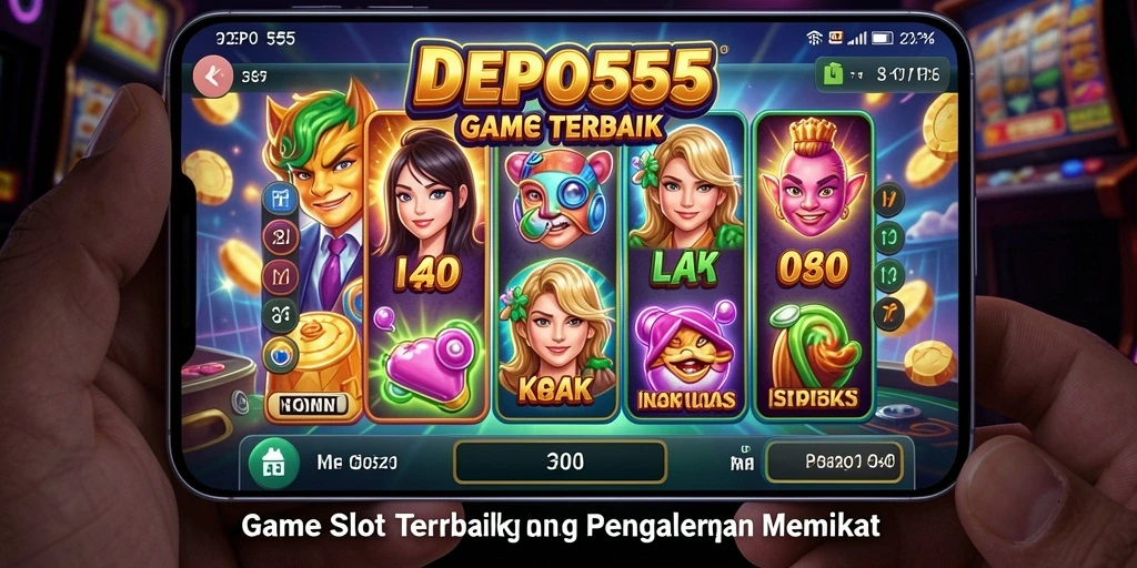 Tampilan menarik dari gameplay Slot DEPO555 yang penuh keseruan.