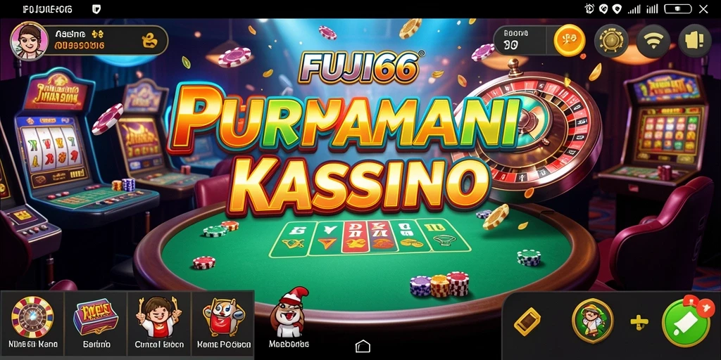 Tangkapan layar gameplay FUJI66 dengan grafis kasino yang memukau.