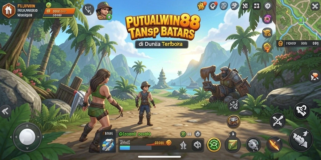 Tampilan gameplay <strong>FUJIWIN88</strong> yang menakjubkan di dunia terbuka.