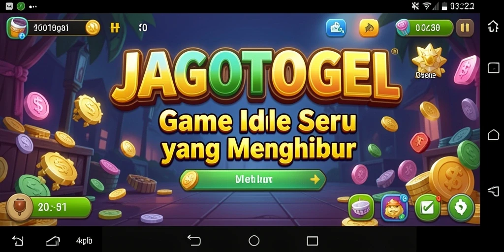 Tampilan gameplay JAGOTOGEL yang seru dan menarik dalam mode Idle.