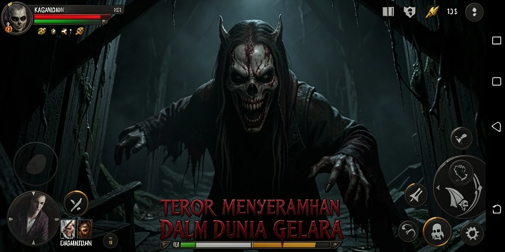 Screenshot KAGANDAN menampilkan suasana mencekam dan gameplay yang mendebarkan.