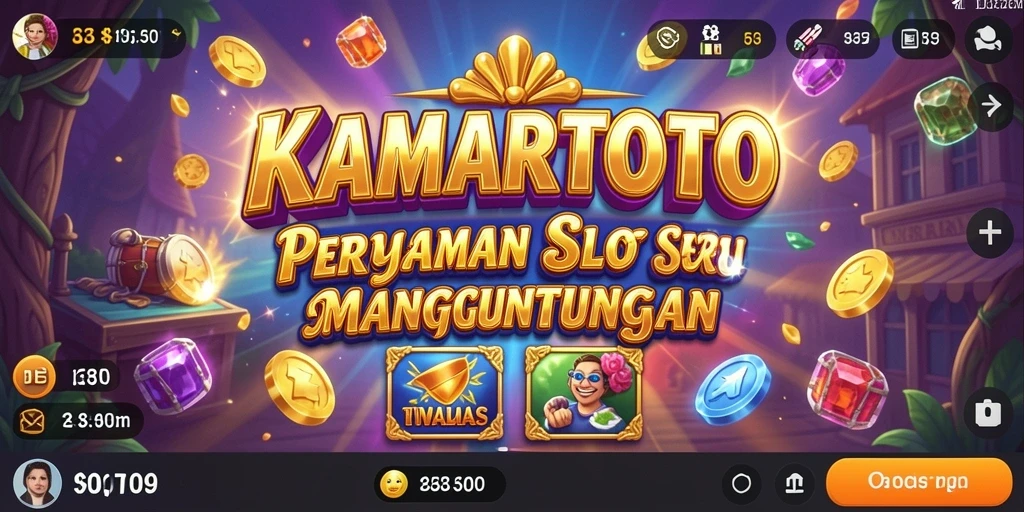 Tampilan gameplay Slot yang mengasyikkan dalam KAMARTOTO.