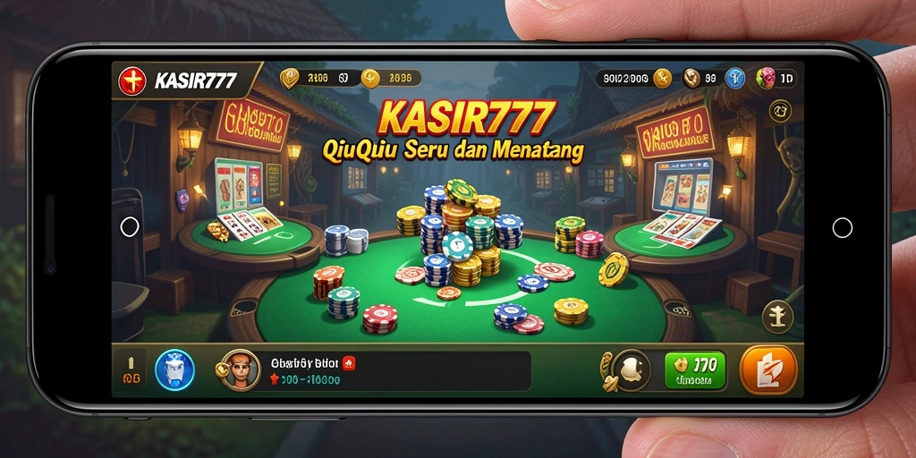 Tampilan gameplay seru di KASIR777 dengan kartu QiuQiu.