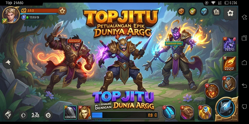 Screenshot menyajikan aksi seru dalam pertarungan ARPG.