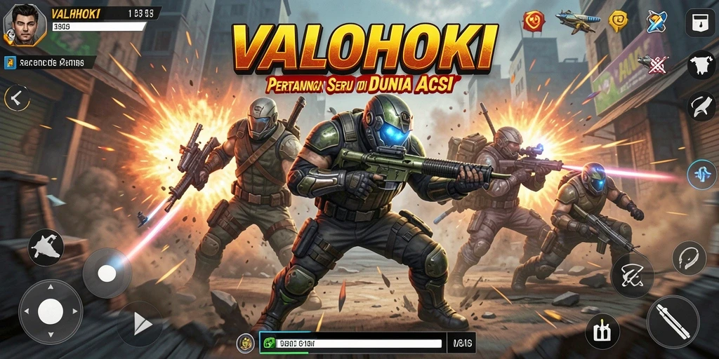 Tampilan aksinya yang mendebarkan dalam VALOHOKI.