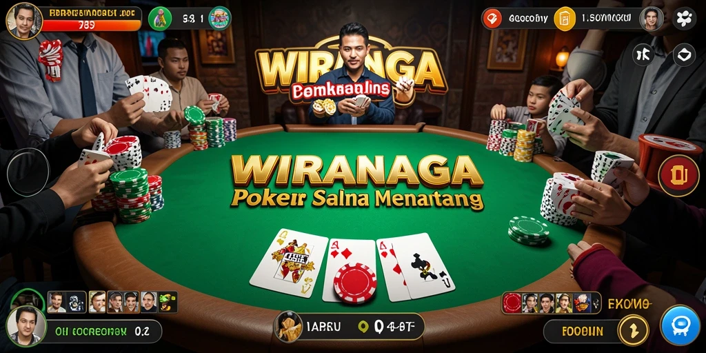 Tangkapan layar gameplay seru WIRANAGA dengan interaksi pemain.